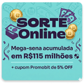 Imagem da oferta APROVEITE: Mega Sena acumulada em R$115 Milhões + cupom de 5% OFF