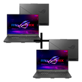 Imagem da oferta Kit Notebooks Gamer Asus ROG Strix G16 16GB SSD 512GB W11 G614JV-N3094W + Asus ROG Strix G16 8GB SSD 512GB Linux G614JU-N3367