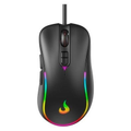 Imagem da oferta Mouse Gamer Rise Mode G2 Black RGB 6400 DPI 7 Botões Preto - RM-MG-02-FB