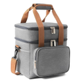 Imagem da oferta Bolsa Térmica Grande Espaçosa Dois Compartimentos Lancheira Para Marmita Passeio Escola Faculdade Trabalho Bolsa Para
