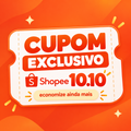 Imagem da oferta CUPOM EXCLUSIVO SHOPEE 10.10: R$20 OFF acima de R$110! Apenas 100 usos!