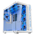 Imagem da oferta Gabinete Gamer Rise Mode Galaxy Glass Mid Tower ATX Lateral e Frontal em Vidro Temperado Branco - RM-GA-GG-FW