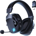 Imagem da oferta Acinaci-Wireless Gaming Headset com microfone 2.4G Bluetooth USB 3,5mm com fio 3 modos para PC PS4 PS5 Mac Swi