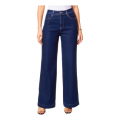 Imagem da oferta Calça Jeans Feminina Wide Leg com Elastano Sawary