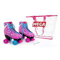 Imagem da oferta Patins Infantil Feminino 4 Rodas Roller Profissional Rosa Luna Ajustável CFreio