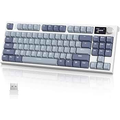 Imagem da oferta ATTACK SHARK K86 Teclado mecânico sem fio RGB para jogos teclado com fio 2.4 GHzBT5.0USB-C Layout 75% TKL com tela co