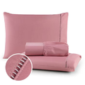 Imagem da oferta Jogo de Lençol 400 Fios Cama Casal Queen Micropercal - 3 Peças