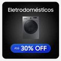 Imagem da oferta Garanta eletrodomésticos com até 30% OFF + Frete Grátis