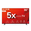 Imagem da oferta Smart TV 86\" Ultra HD 4K LG LCD 86UT8050PSA com Processador a5 Ger7 AI Alexa Chromecast integrado Otimizador de Jogos w