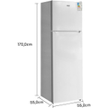 Imagem da oferta Geladeira Refrigerador HQ Defrost 290 Litros Branco HQ-290RDF 127V