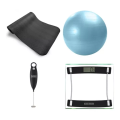 Imagem da oferta Kit Academia Bel Fit Bola + Tapete + Balança B&D + Misturador