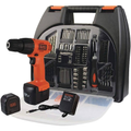 Imagem da oferta Black Decker Furadeira e Parafusadeira Kit Parafusadeira Maleta e Carregador Bivolt Modelo 1K100 12V