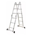 Imagem da oferta Escada Articulada Multifuncional 4x3 Alumínio Prizi 12 Degraus 3.37m - KMP403