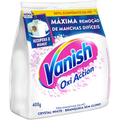 Imagem da oferta Vanish Tira Manchas Em Pó Crystal White Oxi Action 400G Para Roupas Brancas Refil Econômico