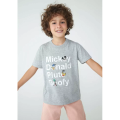 Imagem da oferta Camiseta Infantil Cinza Disney Hering Kids