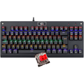 Imagem da oferta Teclado Mecânico Redragon Dark Avenger Preto Iluminação Rainbow Switch Vermelho K568R