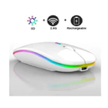 Imagem da oferta Mouse Optico Sem Fio Recarregável USB Led Rgb Wirelles Usb Note