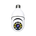 Imagem da oferta Câmera ip lâmpada câmera 1080p hd panorâmica sem fio de segurança em casa wi fi cctv fisheye lâmpada câmera ip 36