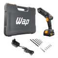 Imagem da oferta Parafusadeira e Furadeira de Impacto Wap 12v Wf 12k4.2 com Indicador de Nível de Bateria e Maleta
