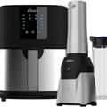 Imagem da oferta Oster Kit Blender Power Inox e Fritadeira Ultra Digital 4,8L Oster - 220V