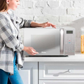 Imagem da oferta Micro-ondas 20L Espelhado Philco Limpa Fácil PMO23EB Branca 127V