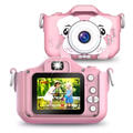 Imagem da oferta Camera Digital Rosa Infantil Mini Efeitos Fotos Voz Recarregável Com Capa Proteção