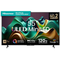 Imagem da oferta Smart TV 55 Hisense Ultra HD 4K Mini LED U6N com Google TV Wi-Fi Bluetooth USB e HDMI - 55U66LUA