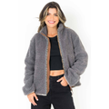 Imagem da oferta Casaco Sherpa Feminino Soft Cinza |  -  | Loja Oficial | Roupas Masculinas e Femininas