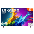 Imagem da oferta Smart TV 55" 4K QNED LG WebOS 24 Processador 5 Ger7 Wi-Fi Bluetooth - 55QNED80TSA