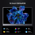 Imagem da oferta Monitor portátil de 16,1 polegadas 100% sRGB 144 Hz com tipo C Mini HDMI com bolsa de armazenamento