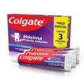 Imagem da oferta 3 Unidades Creme Dental Colgate Máxima Proteção Anticáries mais Neutraçúcar 70g