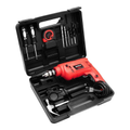 Imagem da oferta Kit Furadeira de Impacto 650W 3/8" Mondial Oficina NFFI-07M com 12 Peças e Maleta