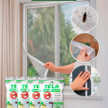 Imagem da oferta Kit 4 Telas Mosquiteira Janela Anti-inseto Para Mosquito Proteção Janela Porta Com Velcro Ajustável 130x150 Floresta