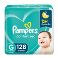 Imagem da oferta Fralda Pampers Confort Sec Jumbo G 128 Unidades