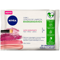 Imagem da oferta NIVEA Lenço de Limpeza Demaquilante Facial Ação Hidratante 3 em 1 25 unidades - Remove a maquiagem à prova d'água h