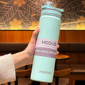 Imagem da oferta Garrafa de Água Térmica em Aço Inoxidável 750ml com Sistema Antivazamento e Alça em Inox - Modus