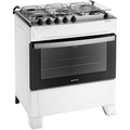 Imagem da oferta Fogão 5 Bocas Branco com Mesa Inox Atlas Atenas Bivolt