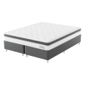 Imagem da oferta Modern Sigma cama box com colchão Queen molas ensacadas 22x158x Branco