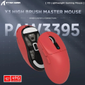 Imagem da oferta Mouse Bluetooth com Conexão Tri-Mode Sem Fio Mouse Macro Gaming Leve Tubarão de Ataque X3 PixArt PAW3395,26000dpi,2