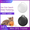Imagem da oferta Mini Rastreador Inteligente de gato Global gps anti-perdido localizador chave carteira alarme