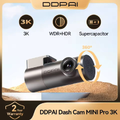 Imagem da oferta Câmera Veicular DDPAI MINI Pro 3K 1620P HDR Wi-Fi Controle por Voz Visão Noturna WDR Monitoramento 24H 143° DVR