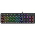 Imagem da oferta Teclado Membrana Gamer Redragon Netherbane Iluminação Rainbow Preto ABNT2 K521-R PT