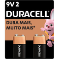 Imagem da oferta Bateria 9V Duracell Com 2 Unidades