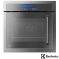 Imagem da oferta Forno Elétrico de Embutir Electrolux Vidro Espelhado com Frame com 80 Litros Grill e Painel Touch Inox - OE9XT