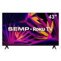 Imagem da oferta Smart TV 43" LED FHD SEMP R6610 com sistema operacional Roku Wi-Fi compatível com Google Assistente Alexa