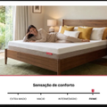 Imagem da oferta Colchao Casal Ortopédico 138x188cm À vacuo BF Colchoes