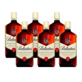 Imagem da oferta Pack Whisky Escocês Ballantines Finest 1L - 6 unidades