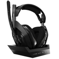 Imagem da oferta Headset Gamer Sem Fio Astro A50 + Base Station Gen 4 com Áudio Dolby para PS4 PC Mac - Preto/Prata - 939-001674