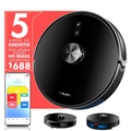 Imagem da oferta LILIN Robô aspirador de pó X6 Navegação e mapeamento LIDAR 110/220V Bivolt Aspirador e esfregão 3 em 1 Mapeamento d