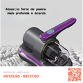 Imagem da oferta Aspirador de Pó Portátil Sem Fio Escova Removedor de Ácaro Recarregável USB